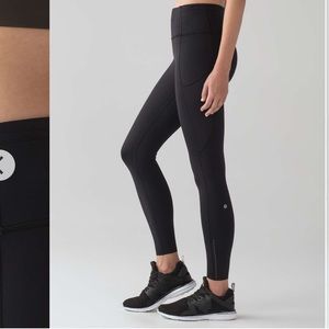 Lululemon Fast and Free 7/8” - Black - Size 4